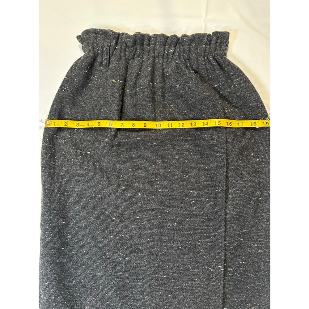 Vintage Karen Kane 90s Wool Fringe Maxi Skirt | Boho Ethnic | Made USA M - Picture 11 of 11